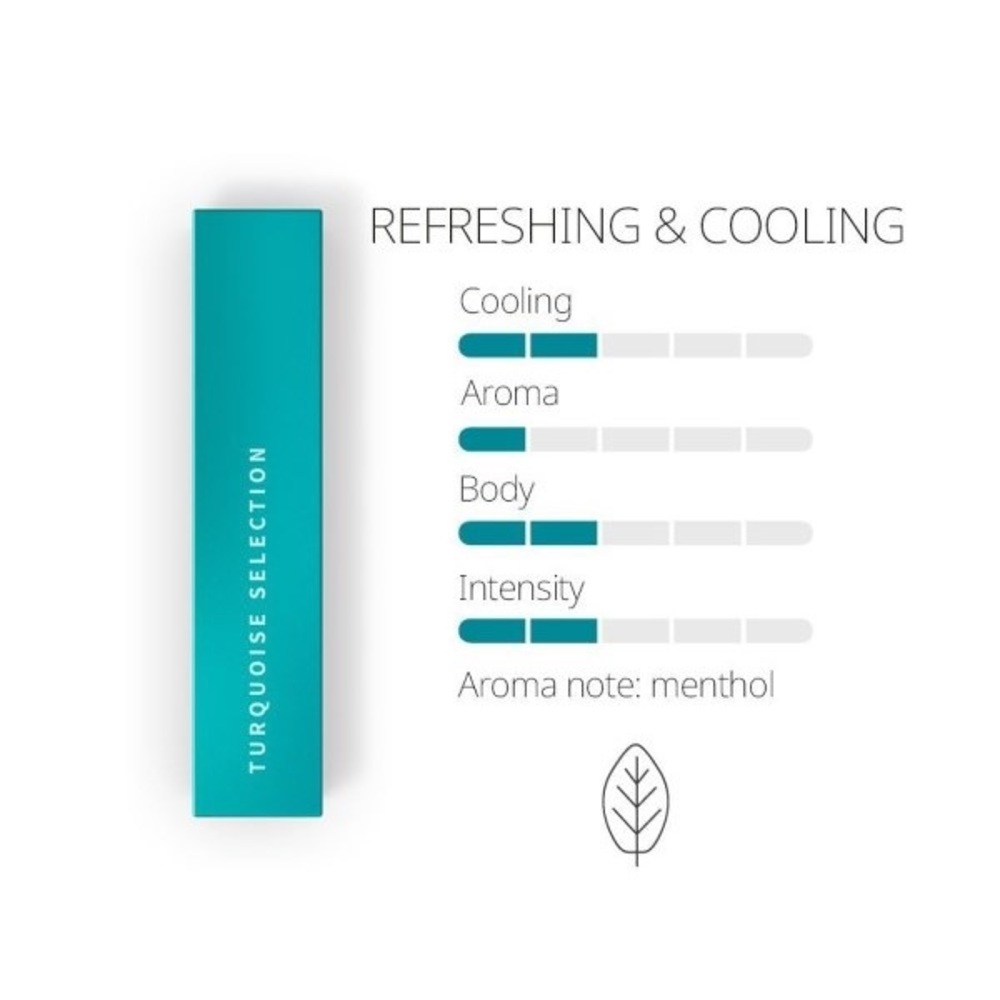 HEETS Turquoise Selection heat sticks sealed 1 carton/10 packs/200 sticks - Picture 2 of 2
